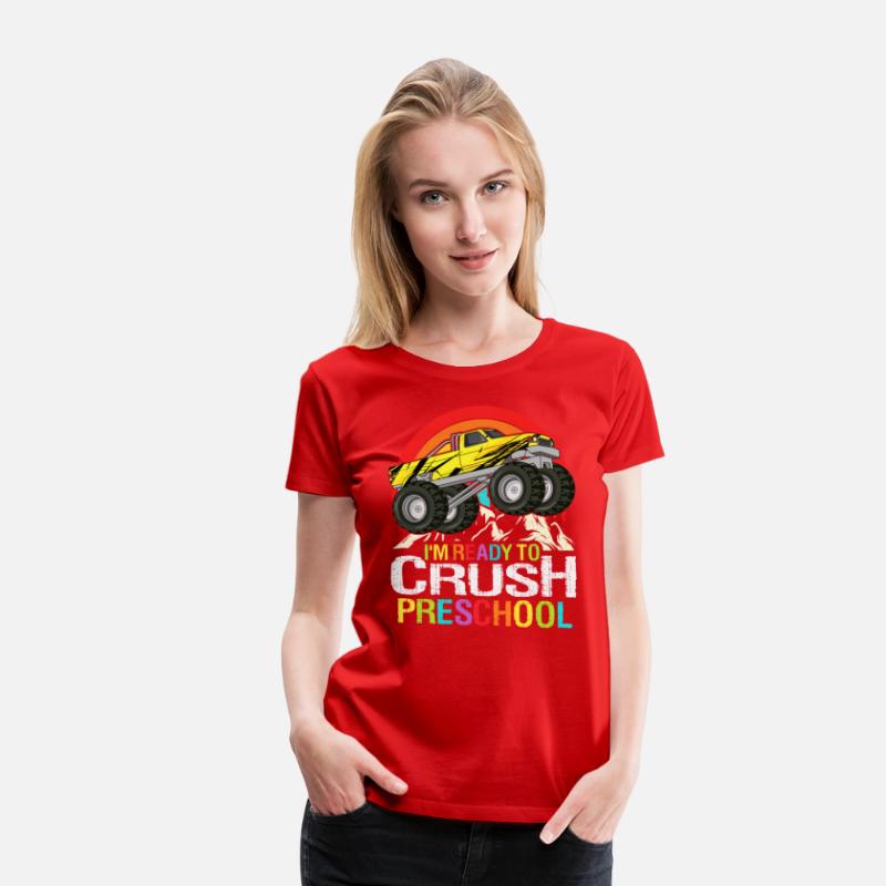 Ready To Crush Preschool Monster truck School Boys