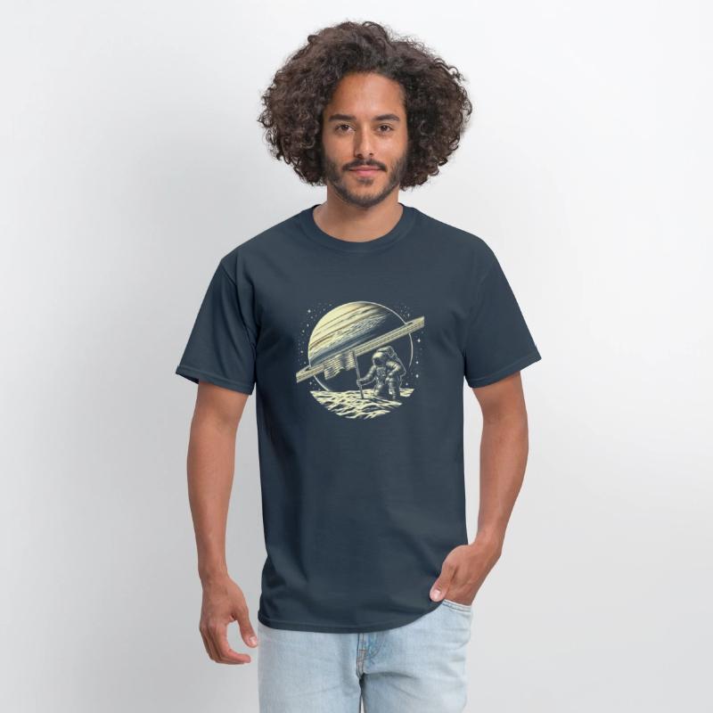 Retro Astronaut on Planet Space Adventure 6