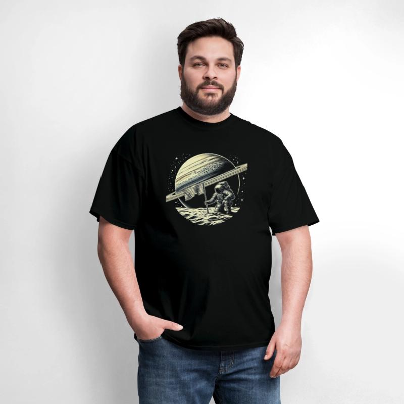 Retro Astronaut on Planet Space Adventure 6