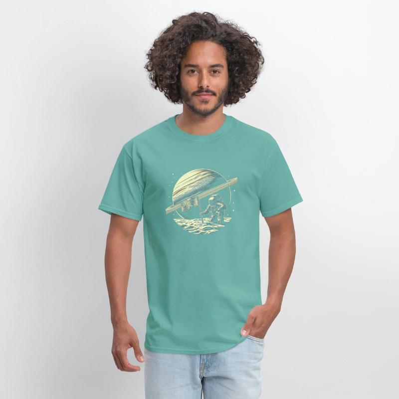 Retro Astronaut on Planet Space Adventure 6