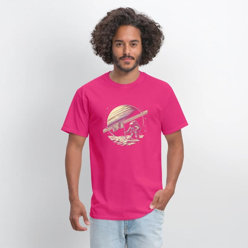 Retro Astronaut on Planet Space Adventure 6