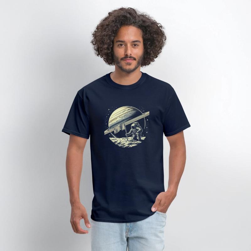Retro Astronaut on Planet Space Adventure 6