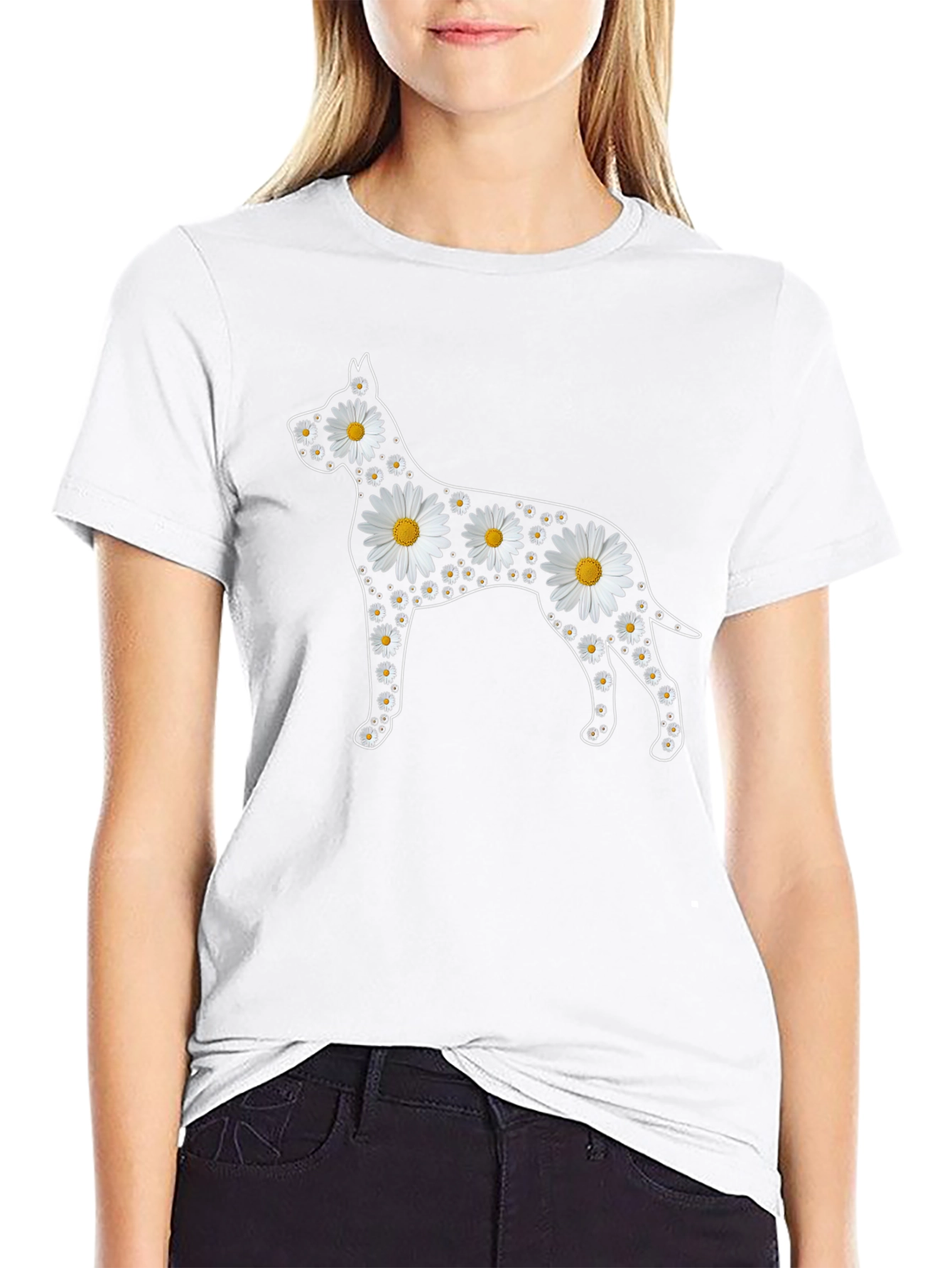 Dog Breed Daisy Flower T-Shirt