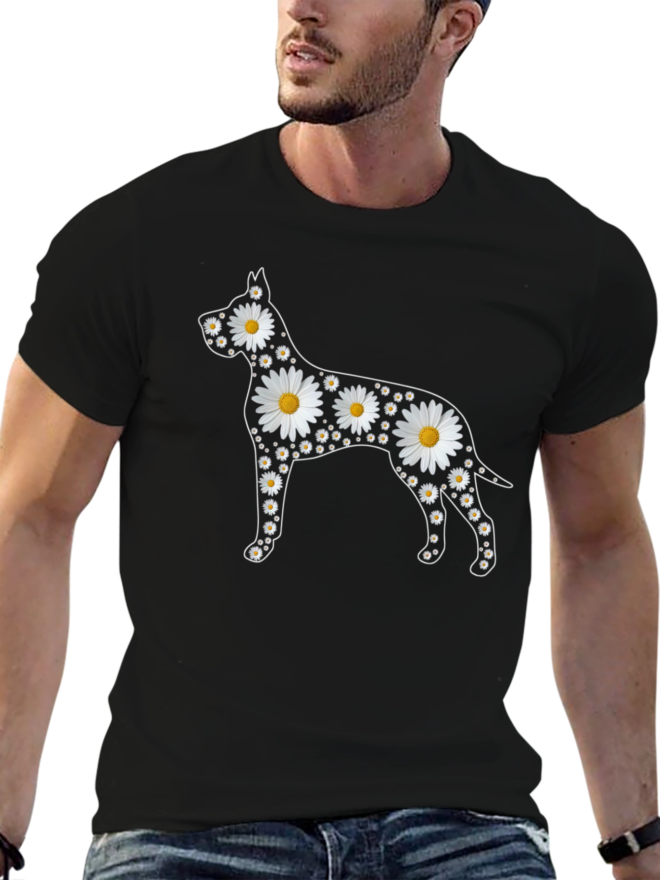 Dog Breed Daisy Flower T-Shirt