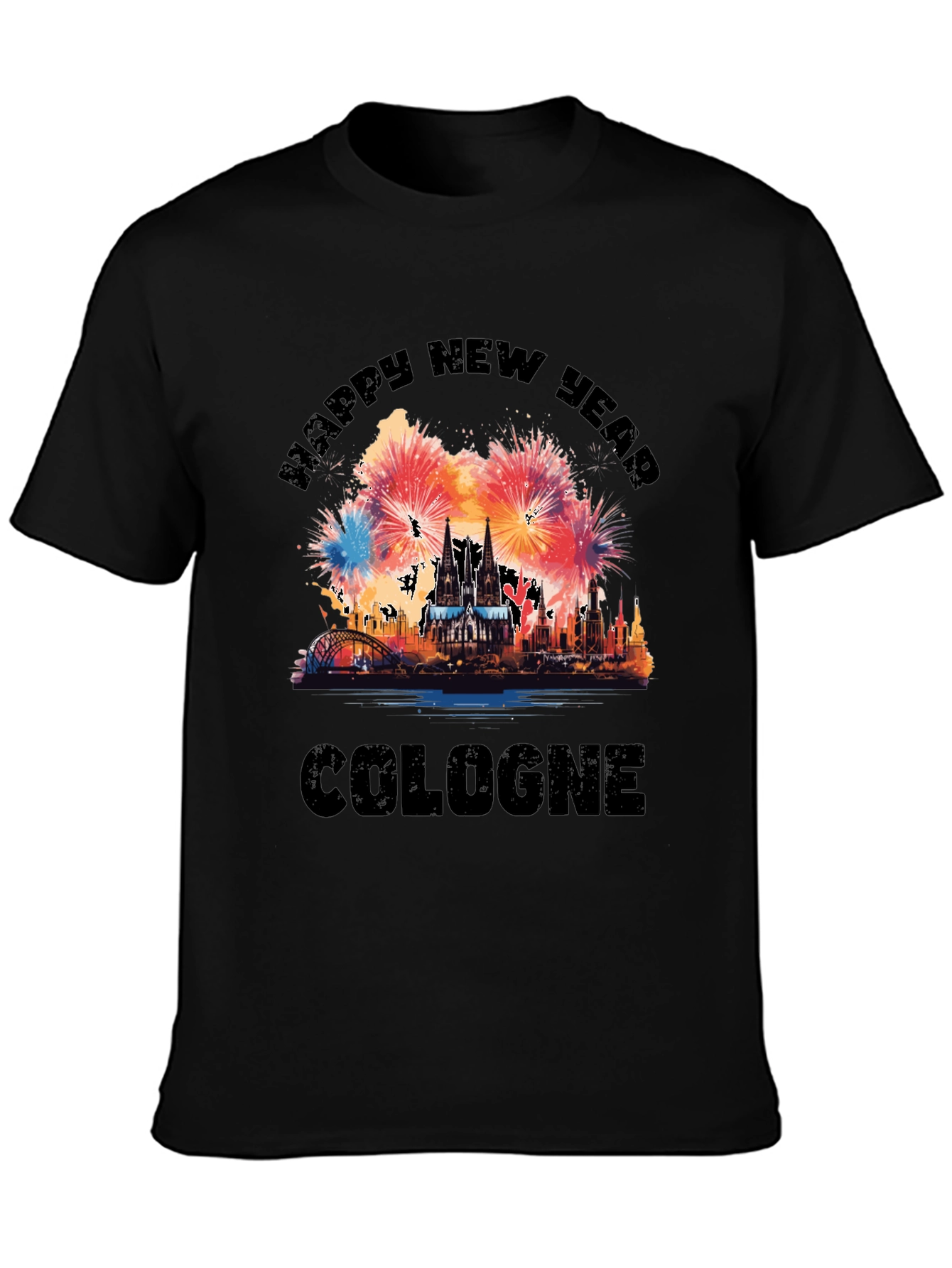 Cologne Happy New Year T-Shirt