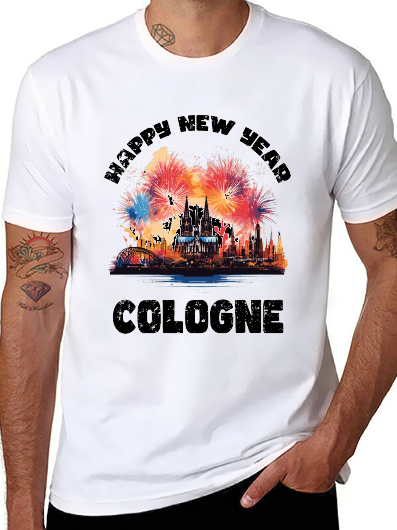 Cologne Happy New Year T-Shirt