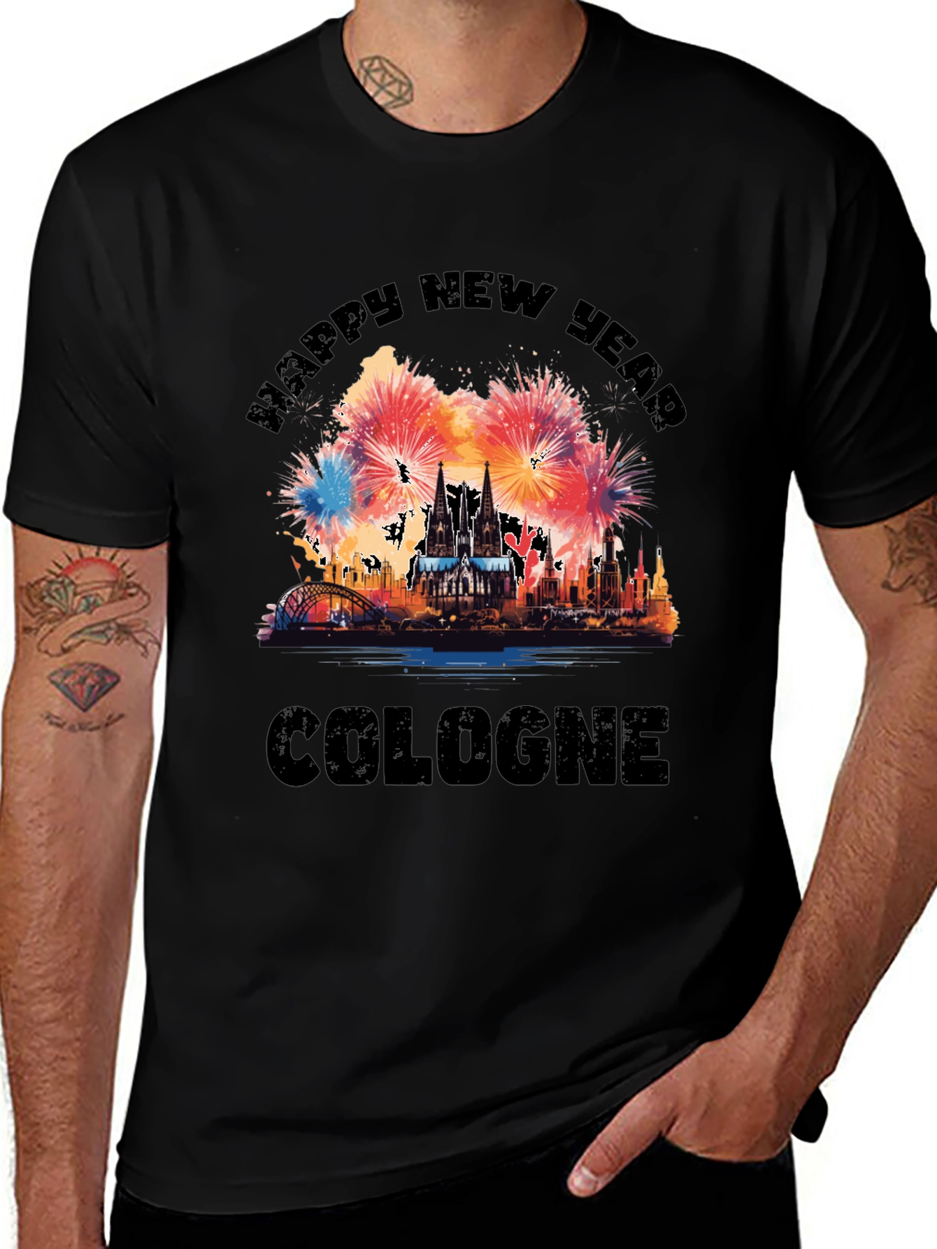 Cologne Happy New Year T-Shirt