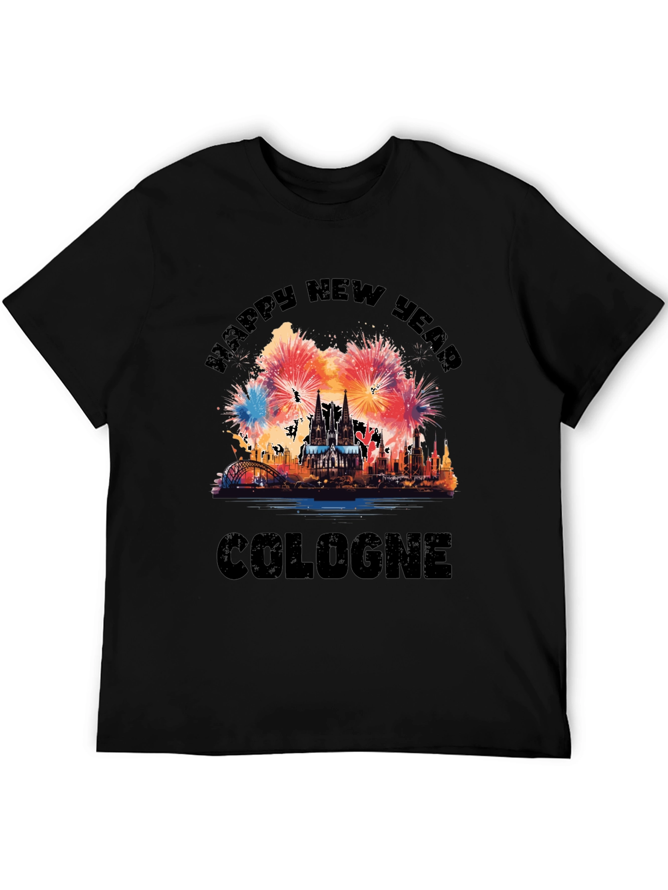 Cologne Happy New Year T-Shirt