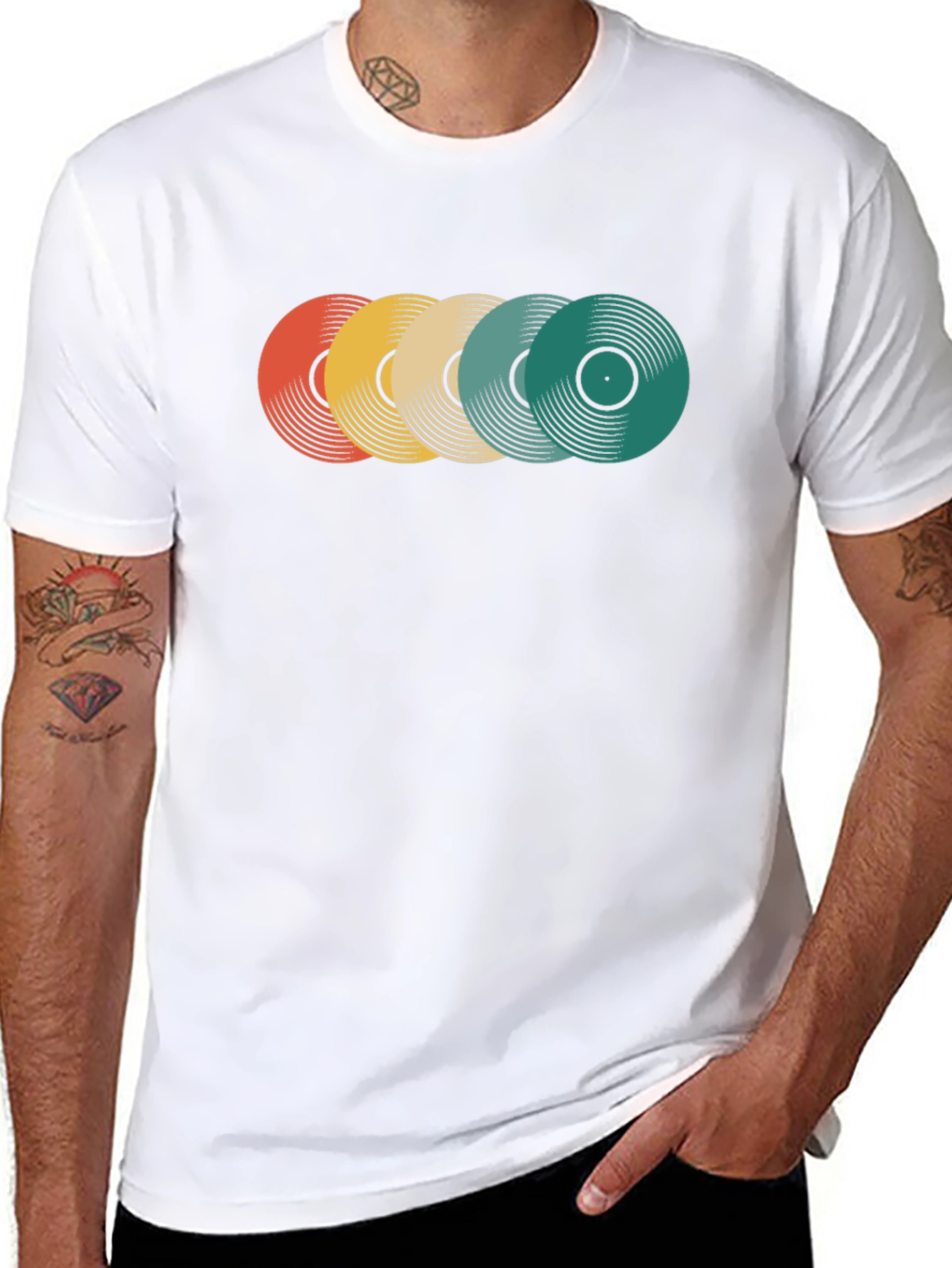 Retro Vinyl Record T-Shirt