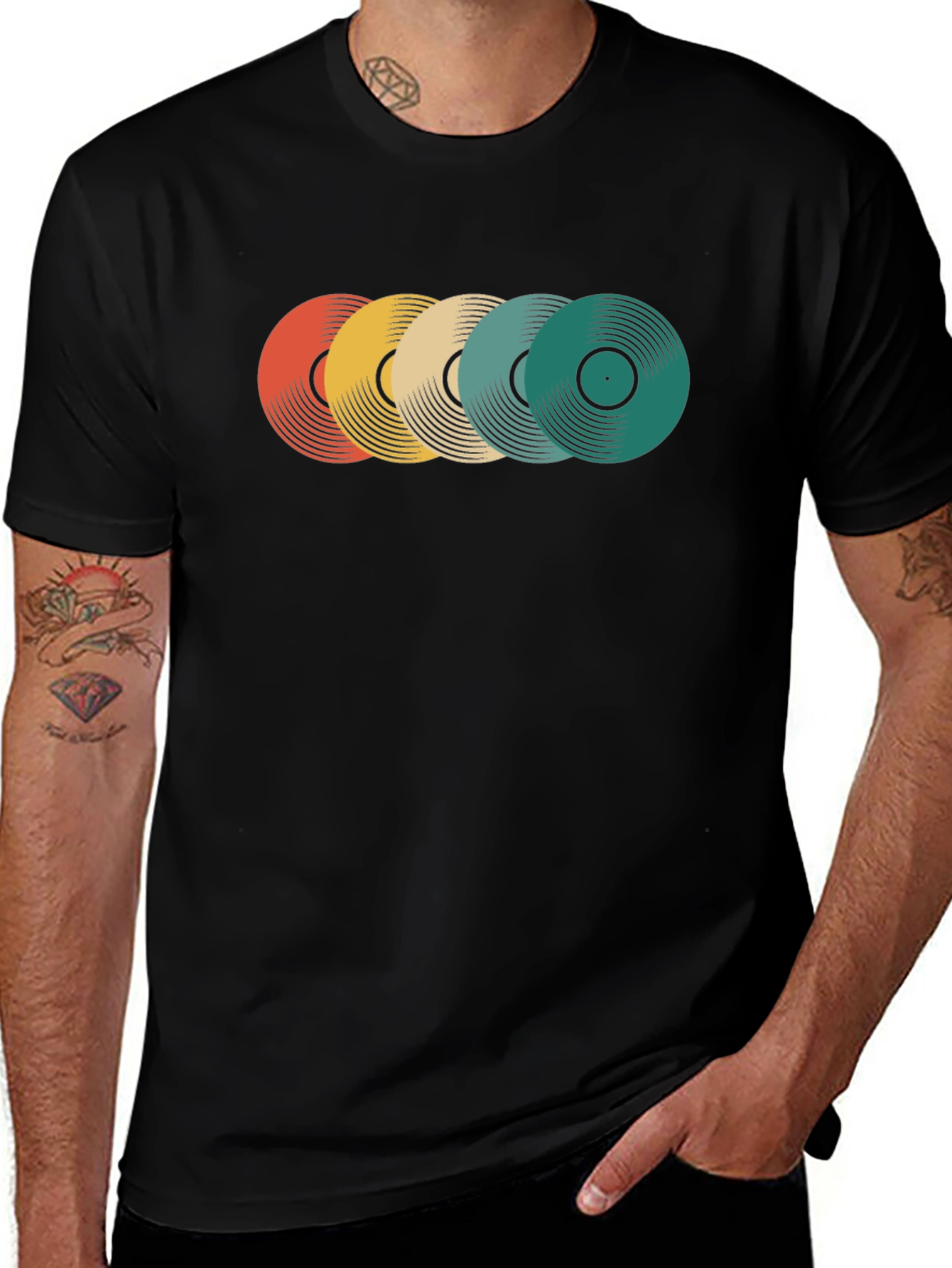 Retro Vinyl Record T-Shirt