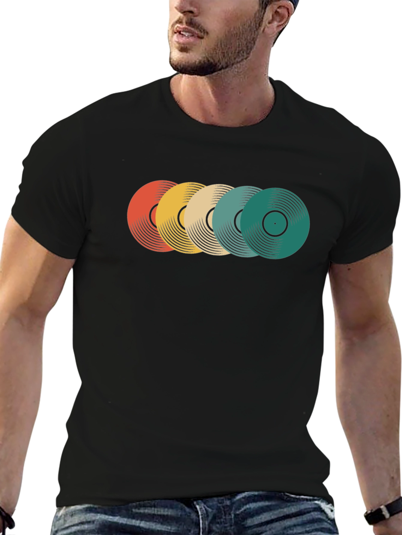 Retro Vinyl Record T-Shirt