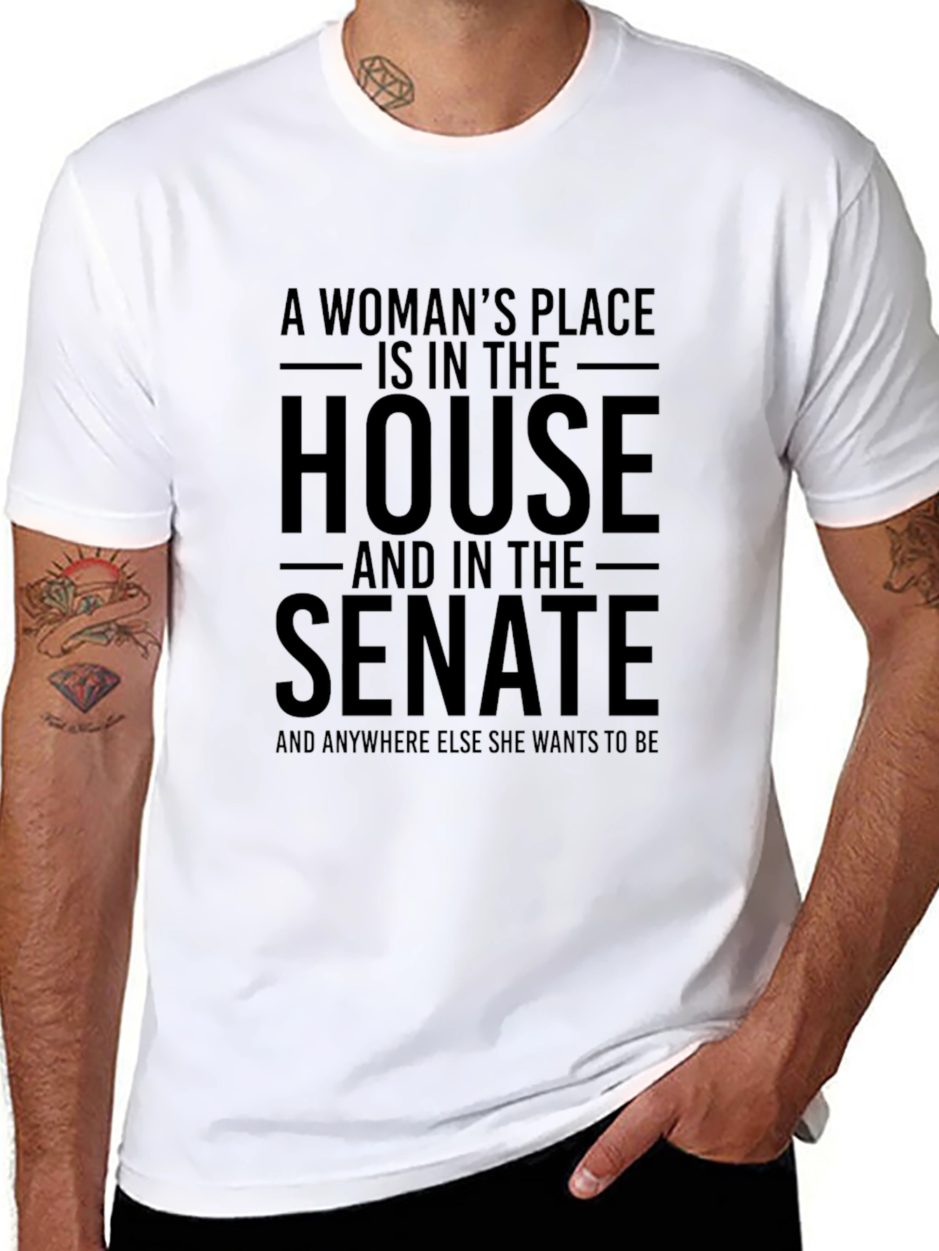 A Womans Place T-Shirt: House & Senate