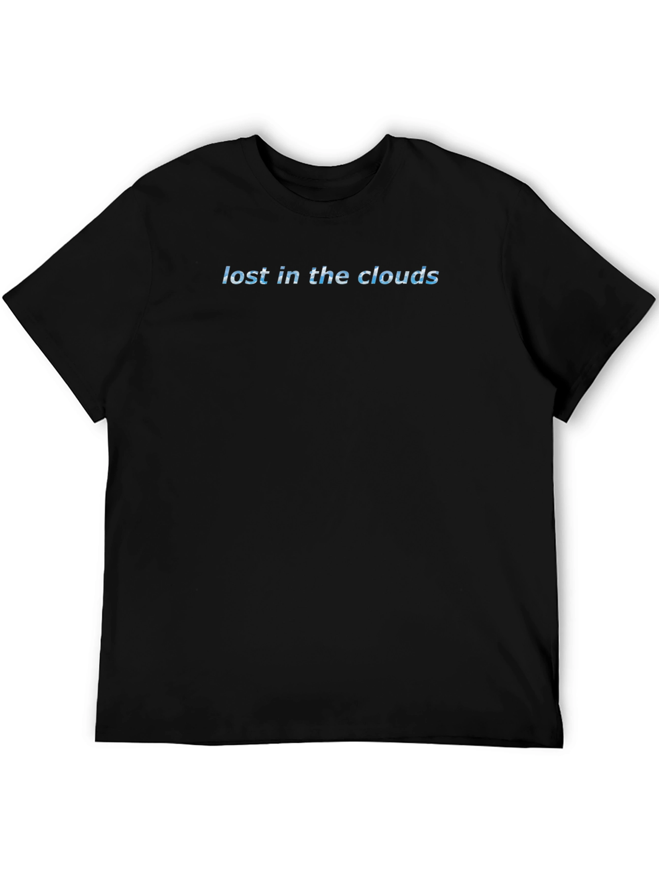 Lost in the Clouds Black T-Shirt
