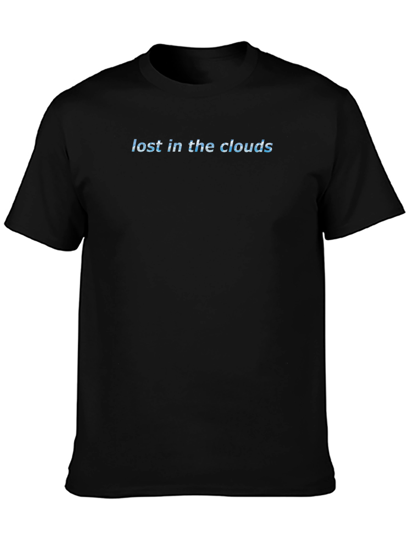 Lost in the Clouds Black T-Shirt