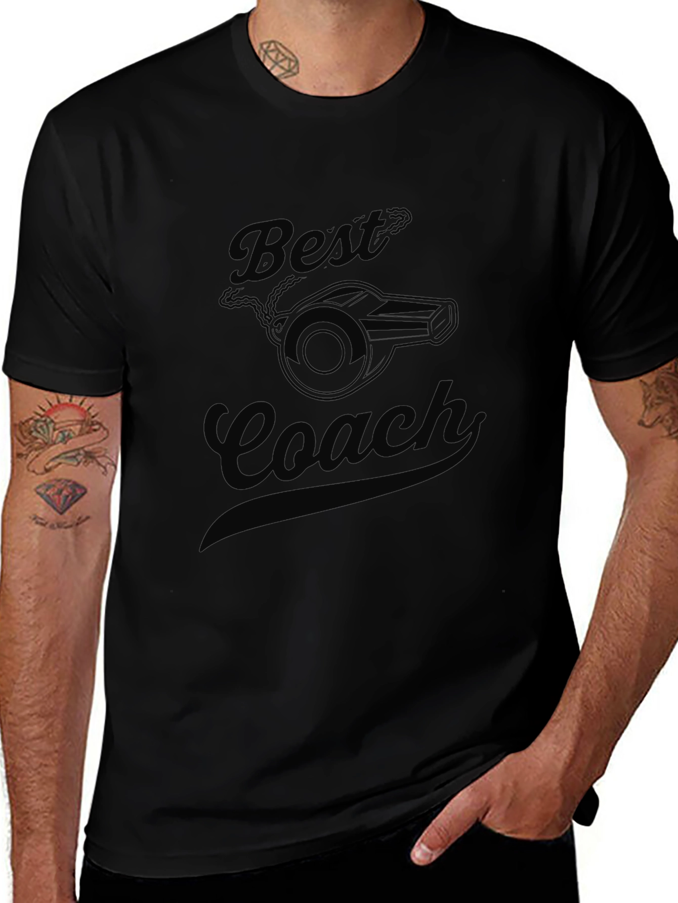 Best Coach Graphic Tee - Soft Cotton T-Shirt