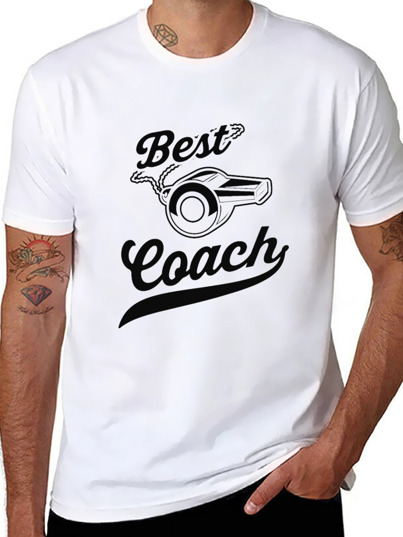 Best Coach Graphic Tee - Soft Cotton T-Shirt