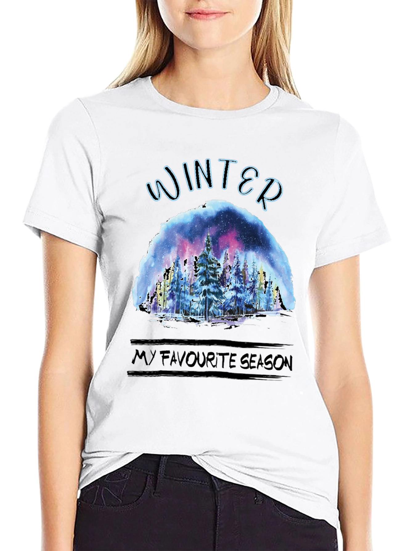 Winter Forest T-Shirt - My Favorite Season