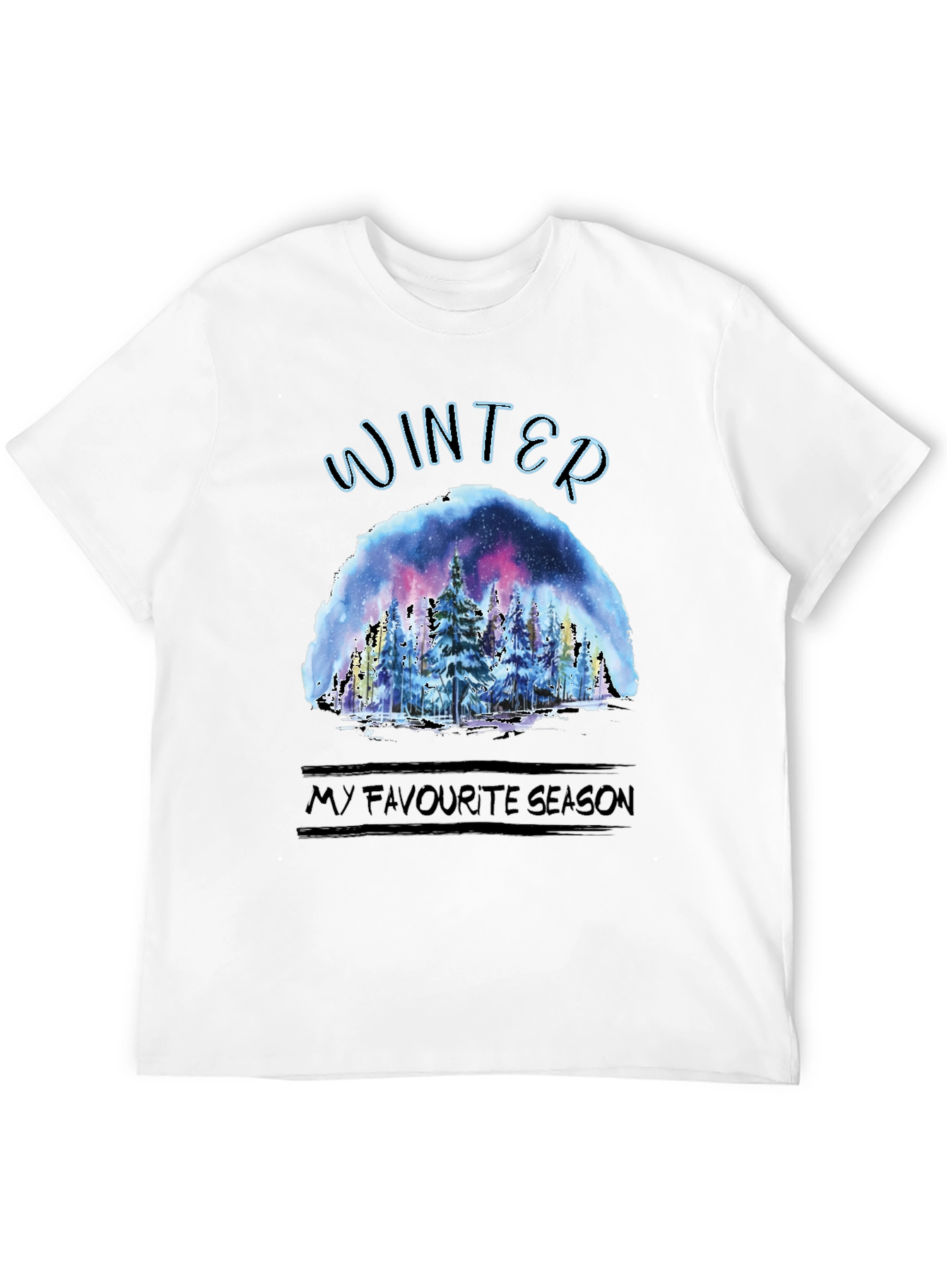 Winter Forest T-Shirt - My Favorite Season