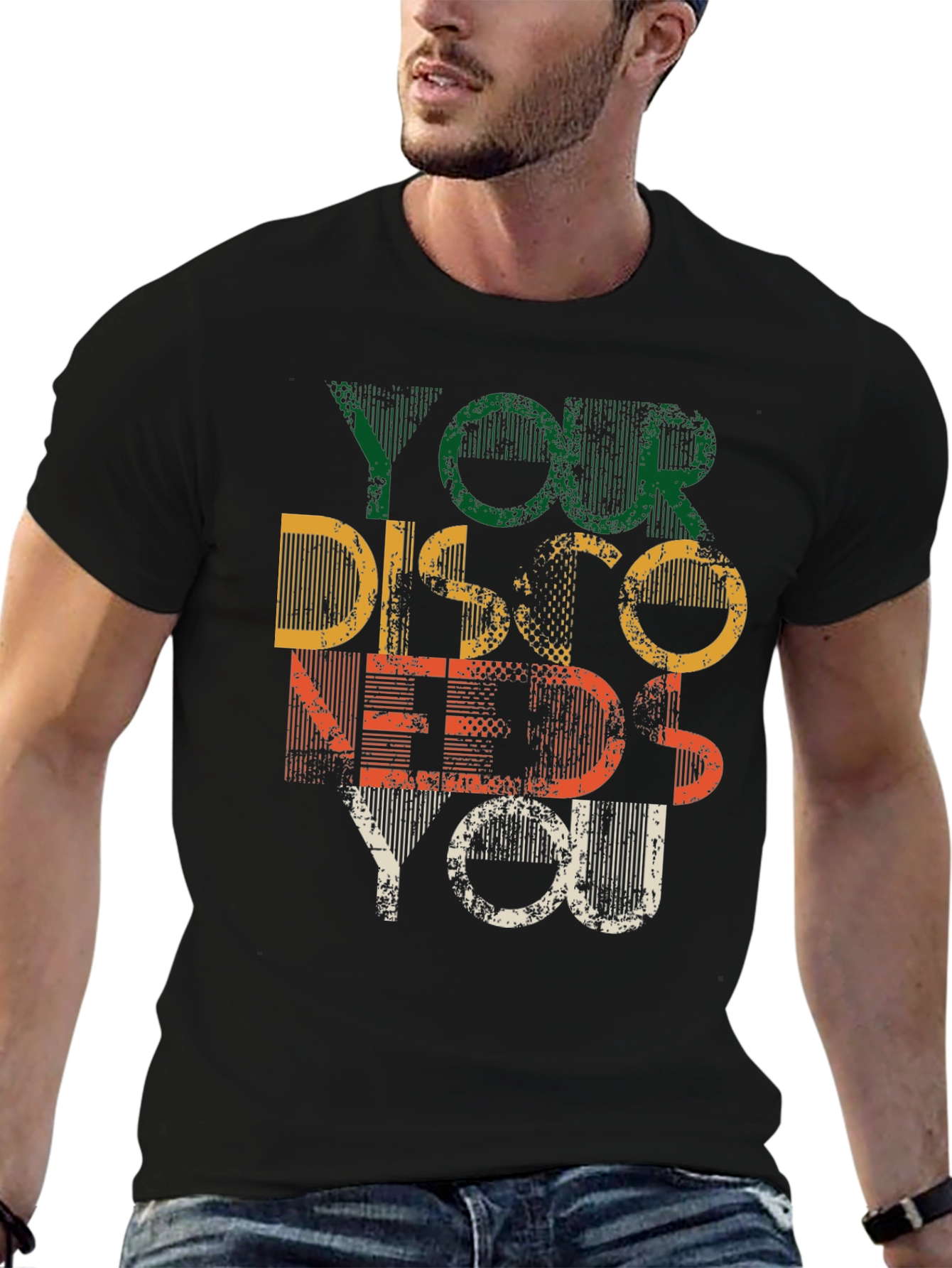 Retro Disco Needs You Graphic T-Shirt