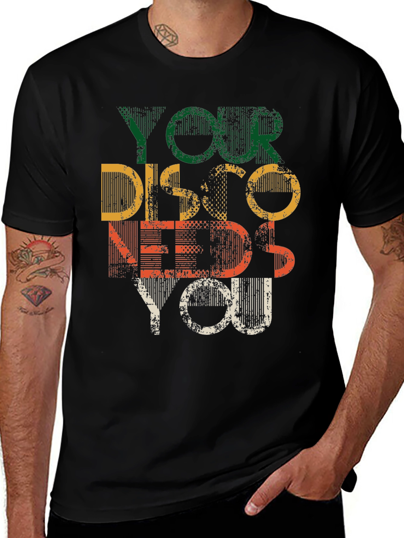 Retro Disco Needs You Graphic T-Shirt