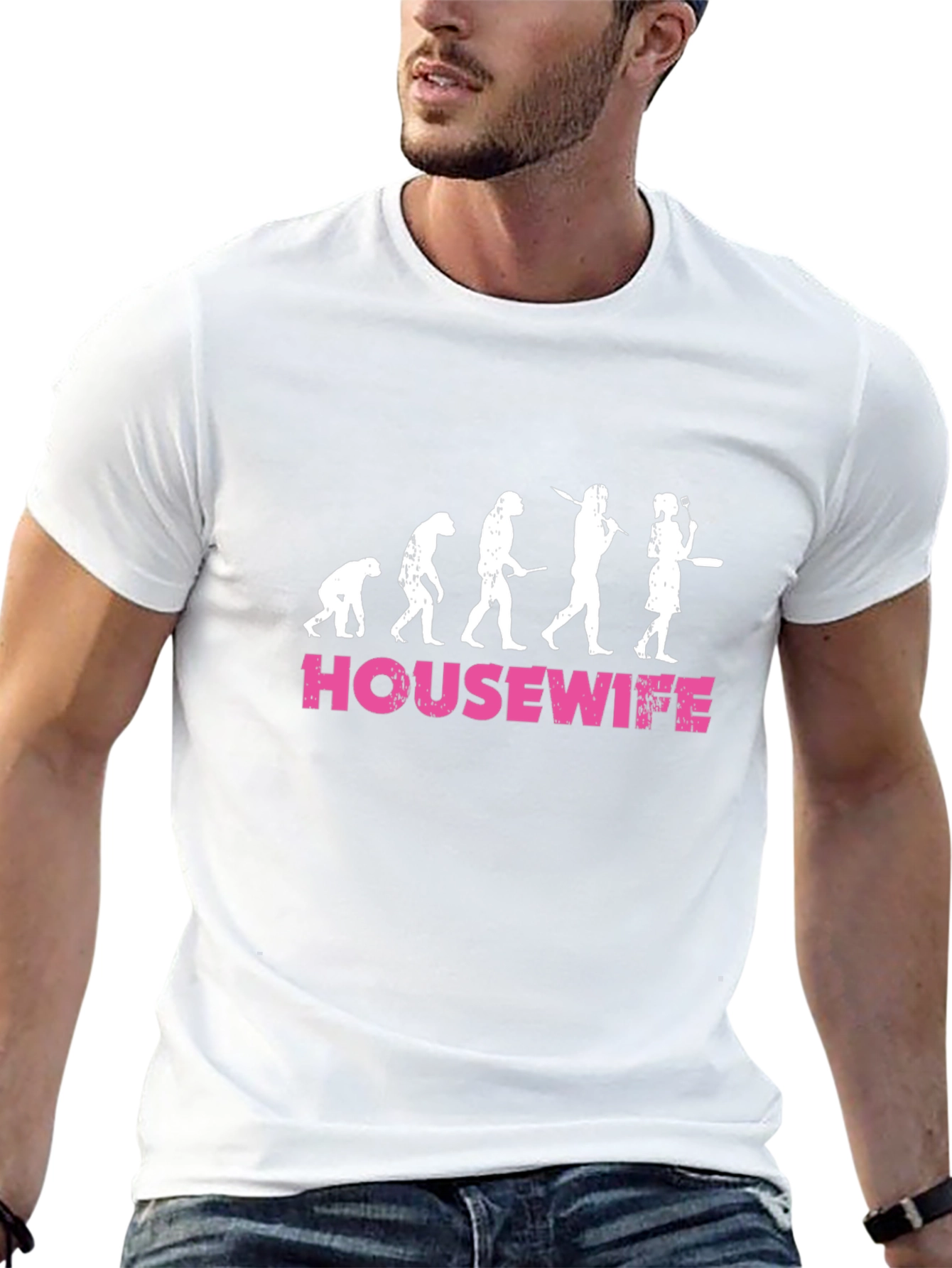 Housewife Evolution T-Shirt - Funny Graphic Tee