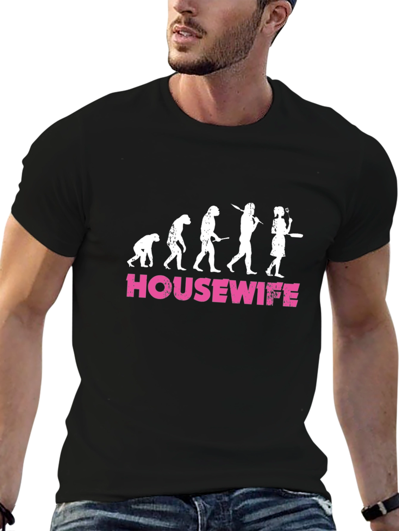 Housewife Evolution T-Shirt - Funny Graphic Tee