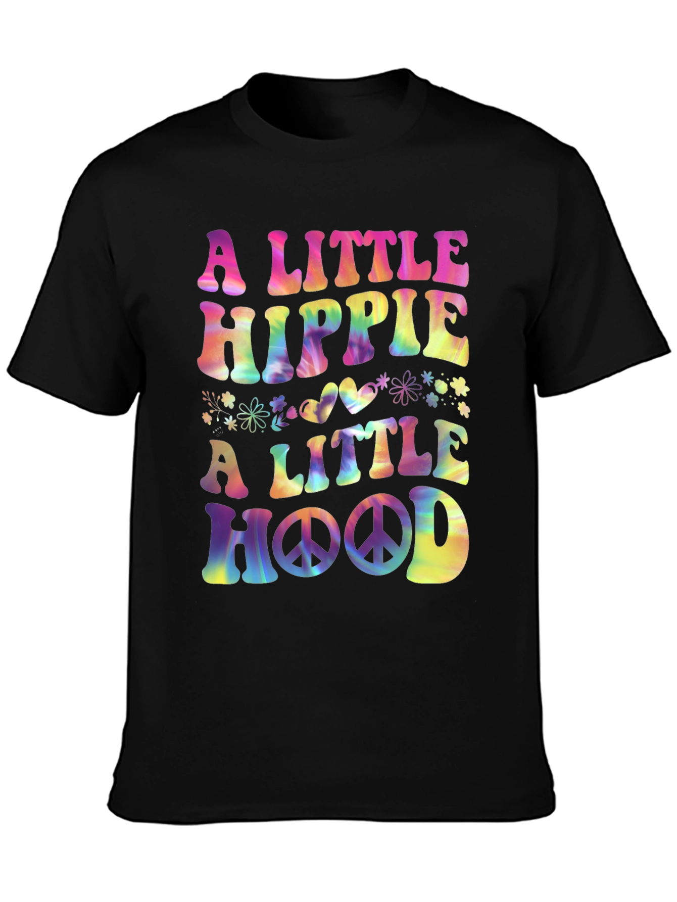 A Little Hippie A Little Hood Graphic Tee