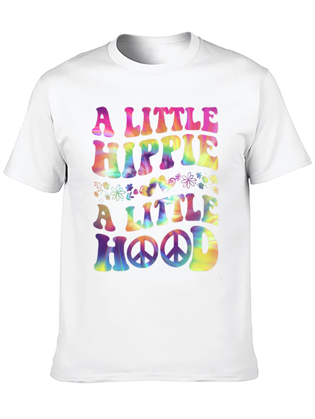 A Little Hippie A Little Hood Graphic Tee