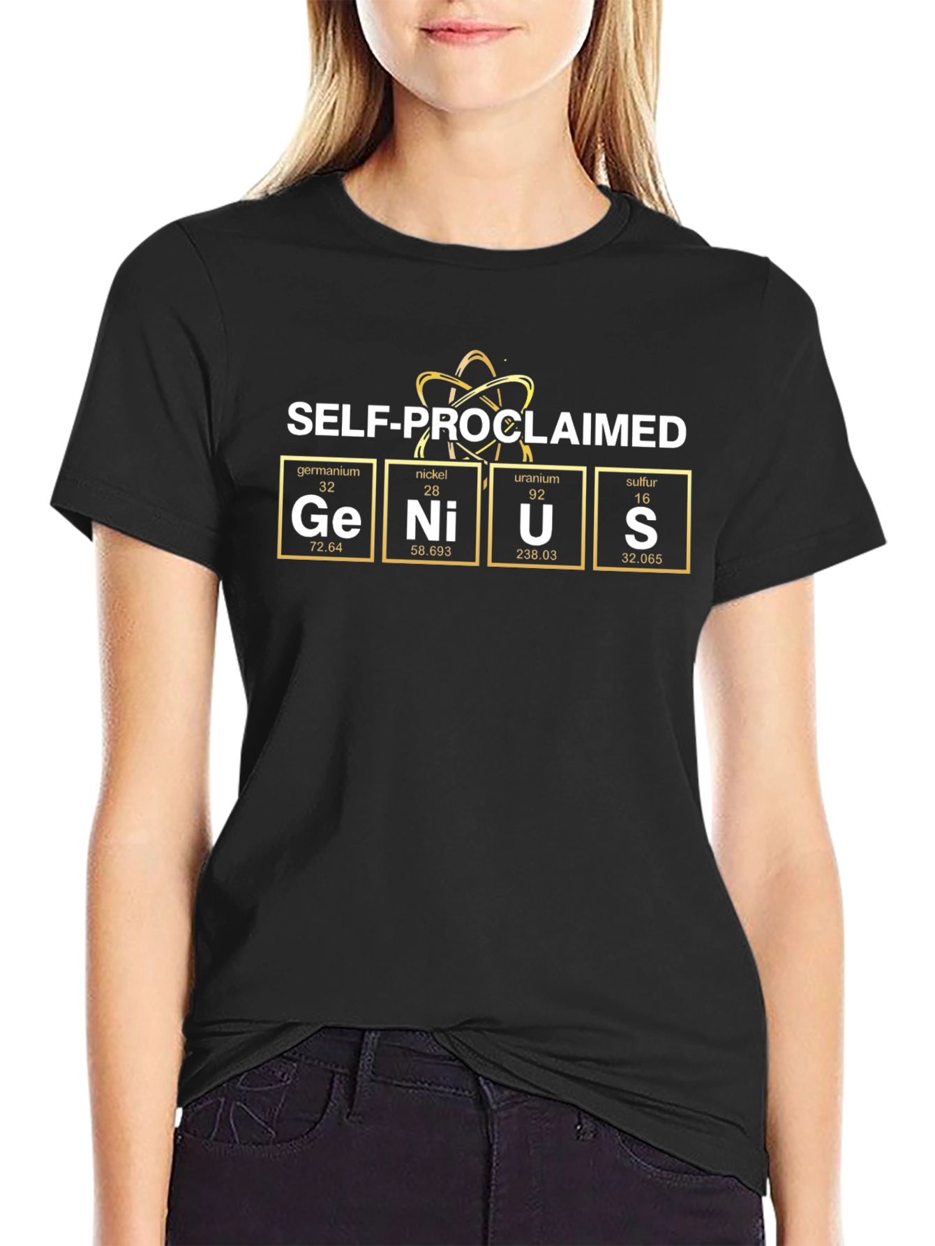 Self-Proclaimed Genius Periodic Table T-Shirt