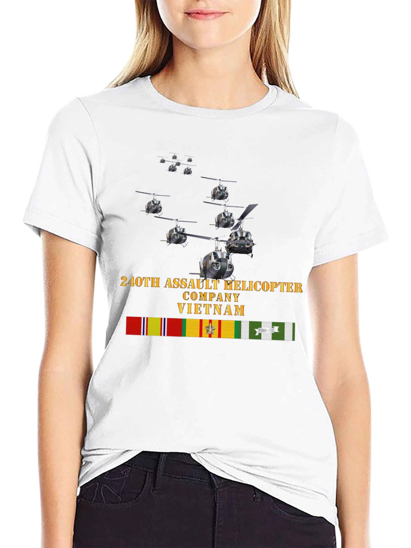 240th Assault Helicopter Company Vietnam T-Shirt
