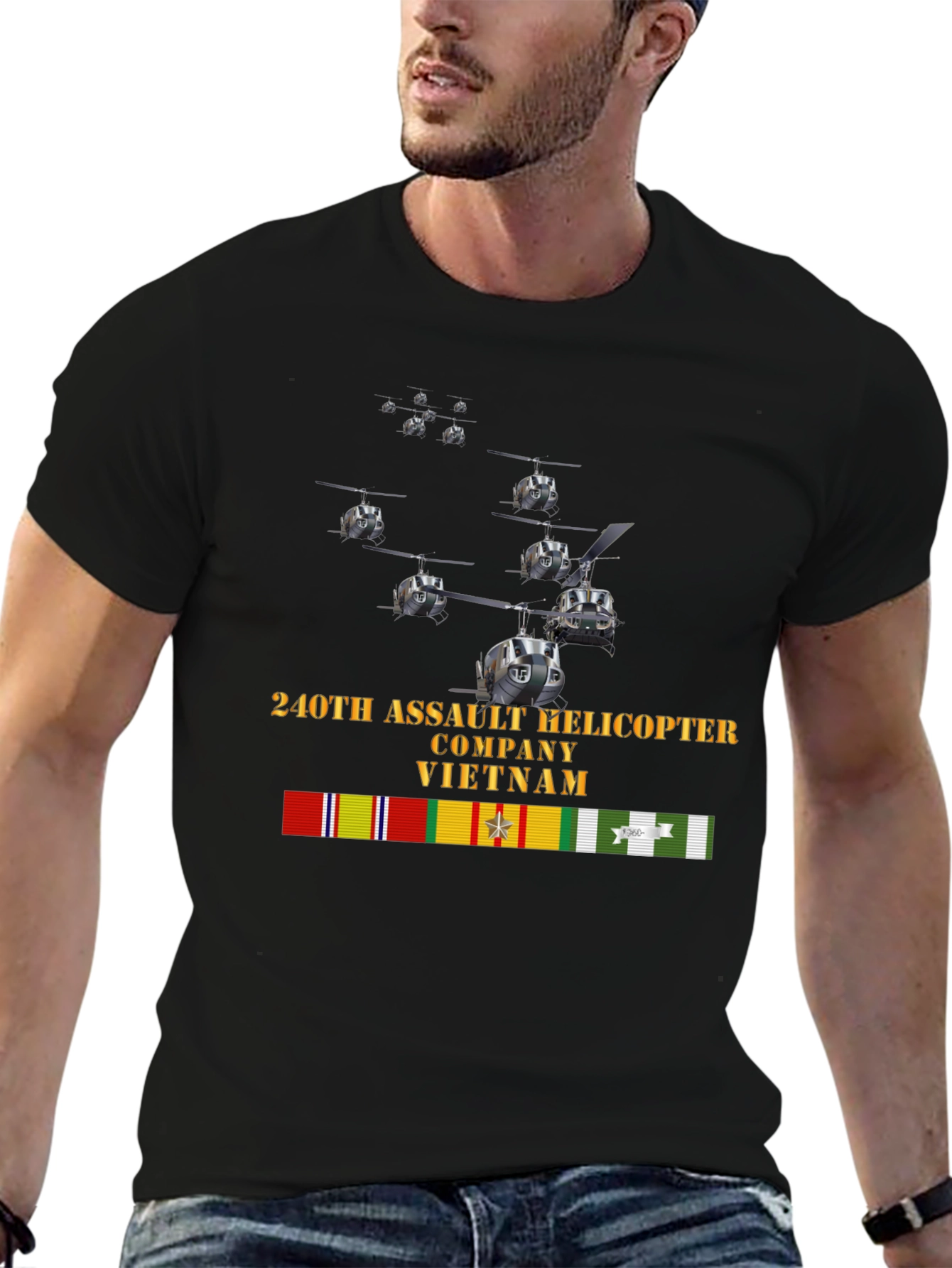 240th Assault Helicopter Company Vietnam T-Shirt