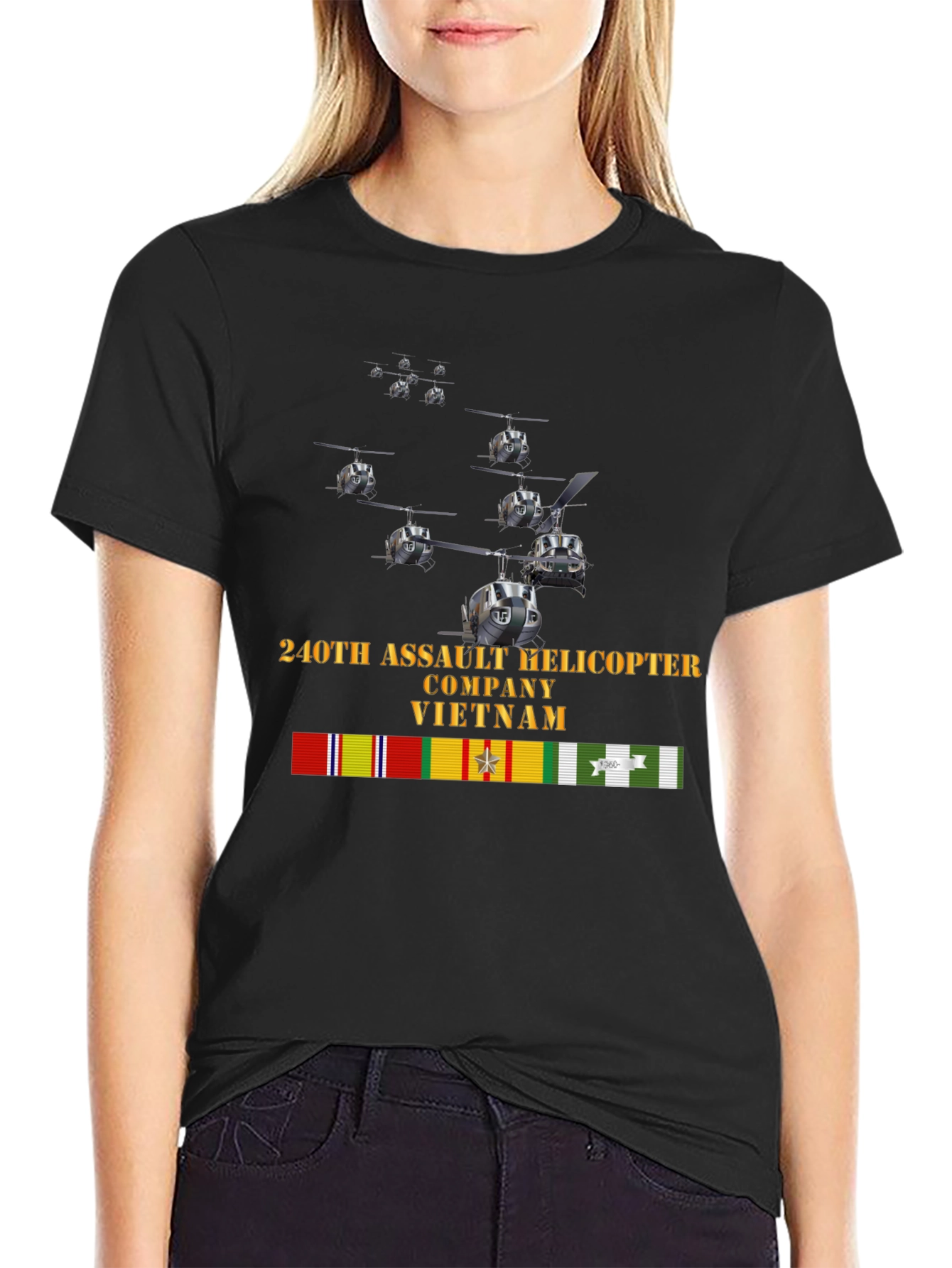 240th Assault Helicopter Company Vietnam T-Shirt