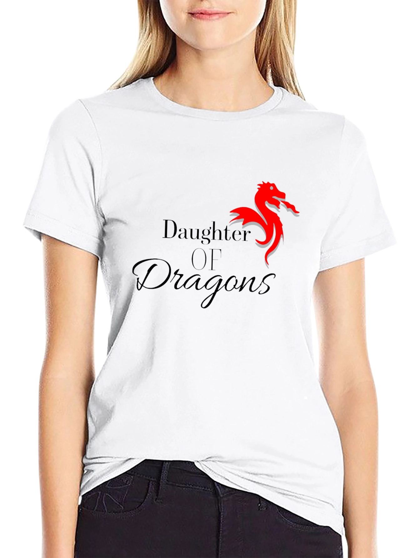 Daughter of Dragons Graphic T-Shirt - Black
