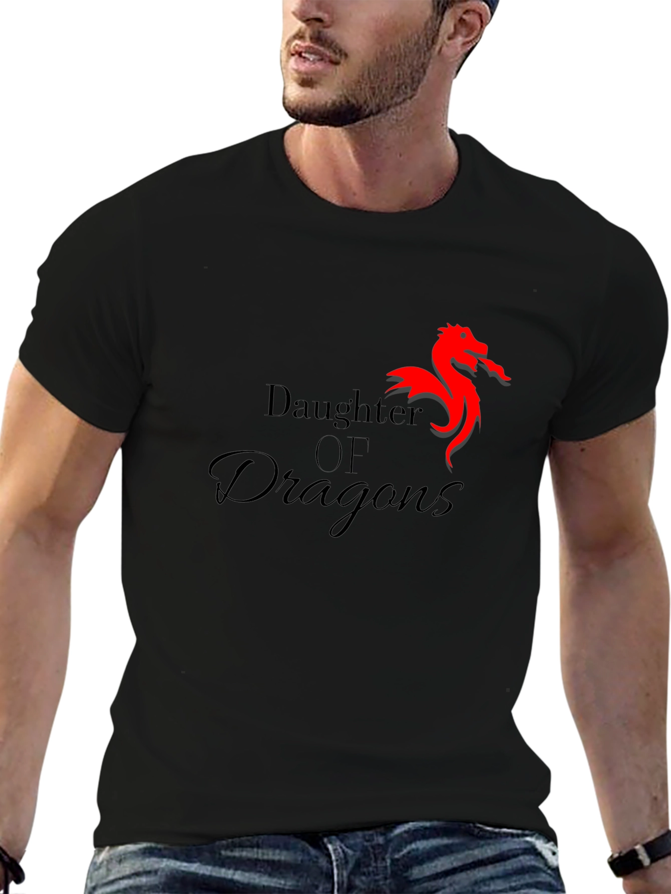 Daughter of Dragons Graphic T-Shirt - Black
