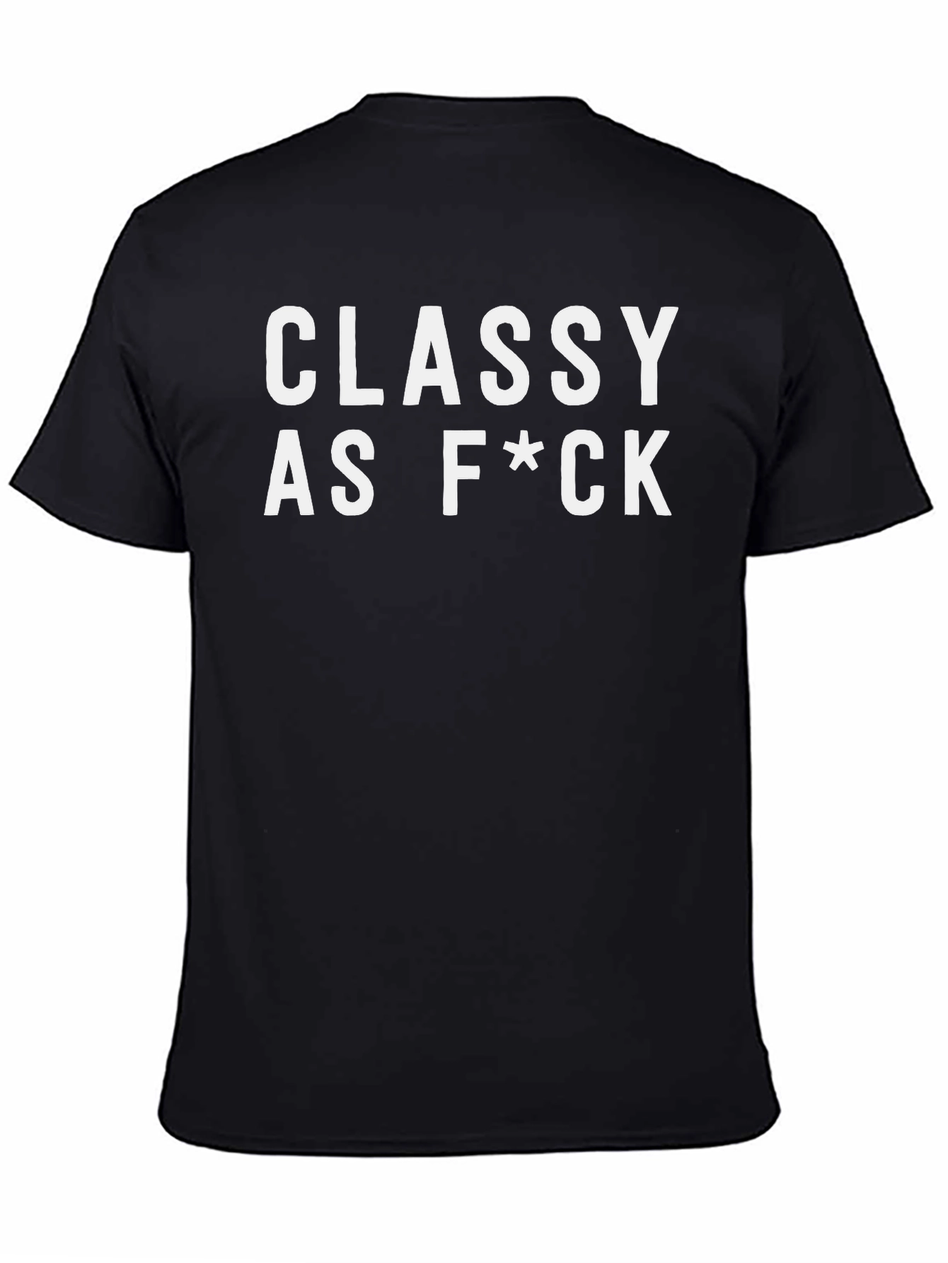 Classy As F*ck Black Graphic Tee