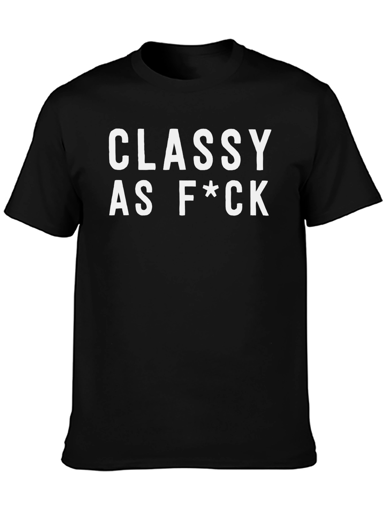 Classy As F*ck Black Graphic Tee