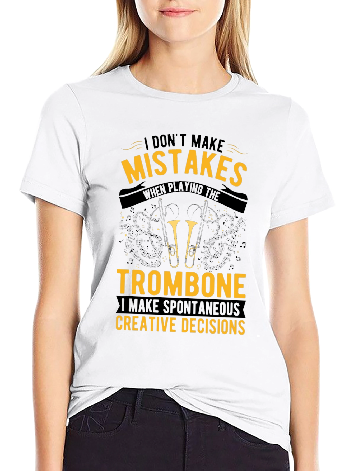 Trombone Player T-Shirt: Spontaneous Creative Decisions