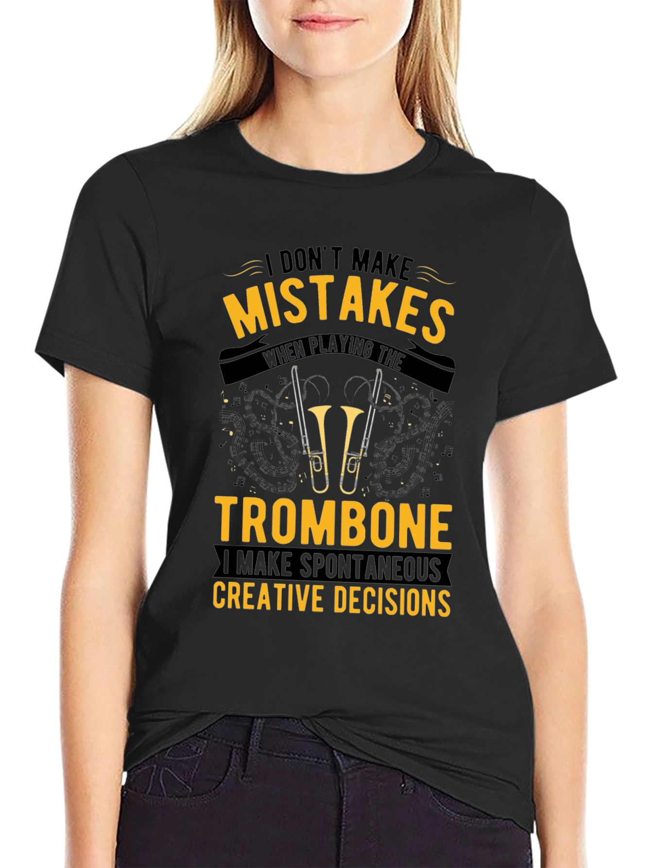 Trombone Player T-Shirt: Spontaneous Creative Decisions