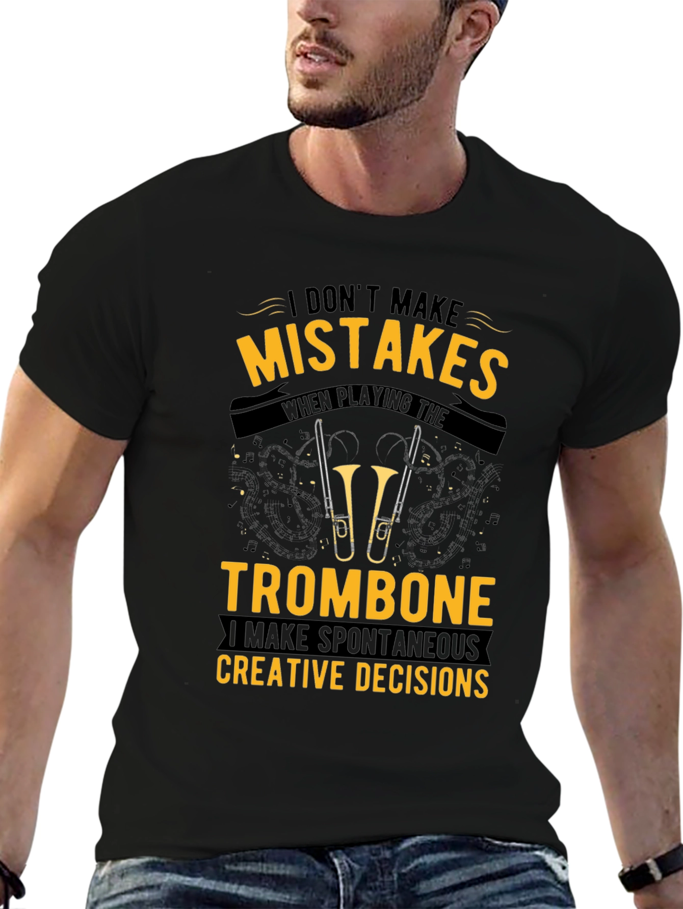 Trombone Player T-Shirt: Spontaneous Creative Decisions