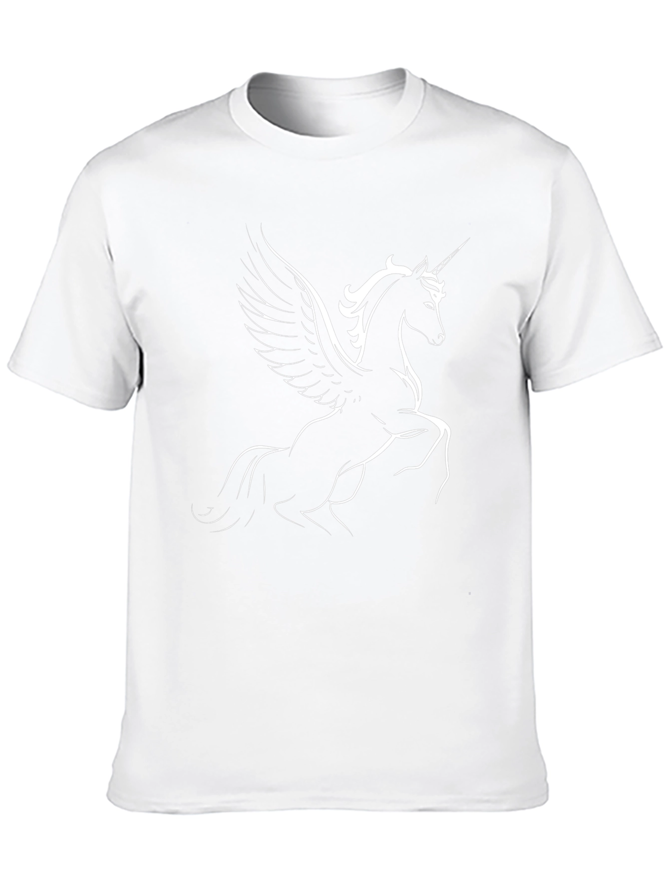 Unicorn Pegasus Graphic T-Shirt - Black