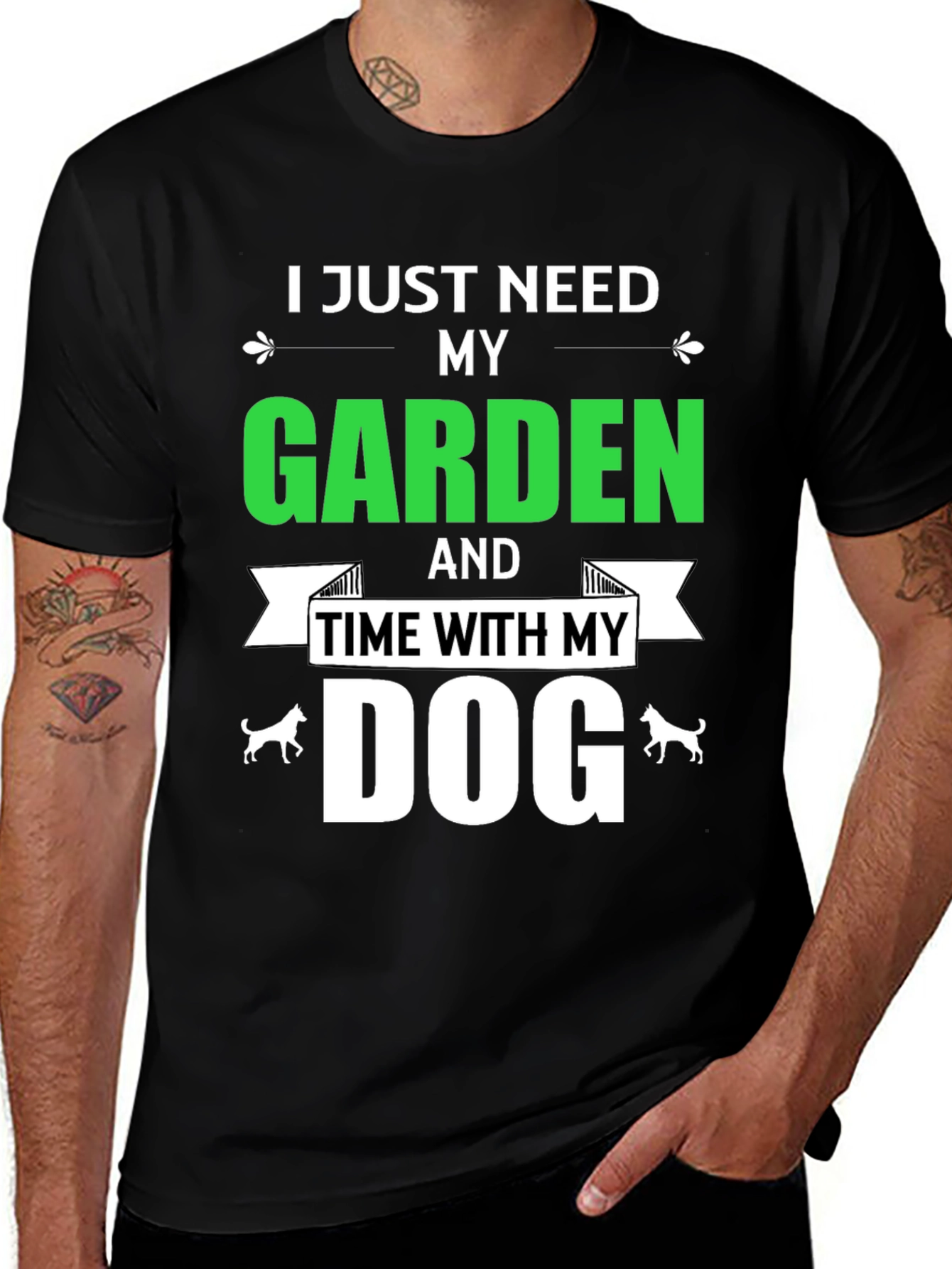 Garden and Dog T-Shirt