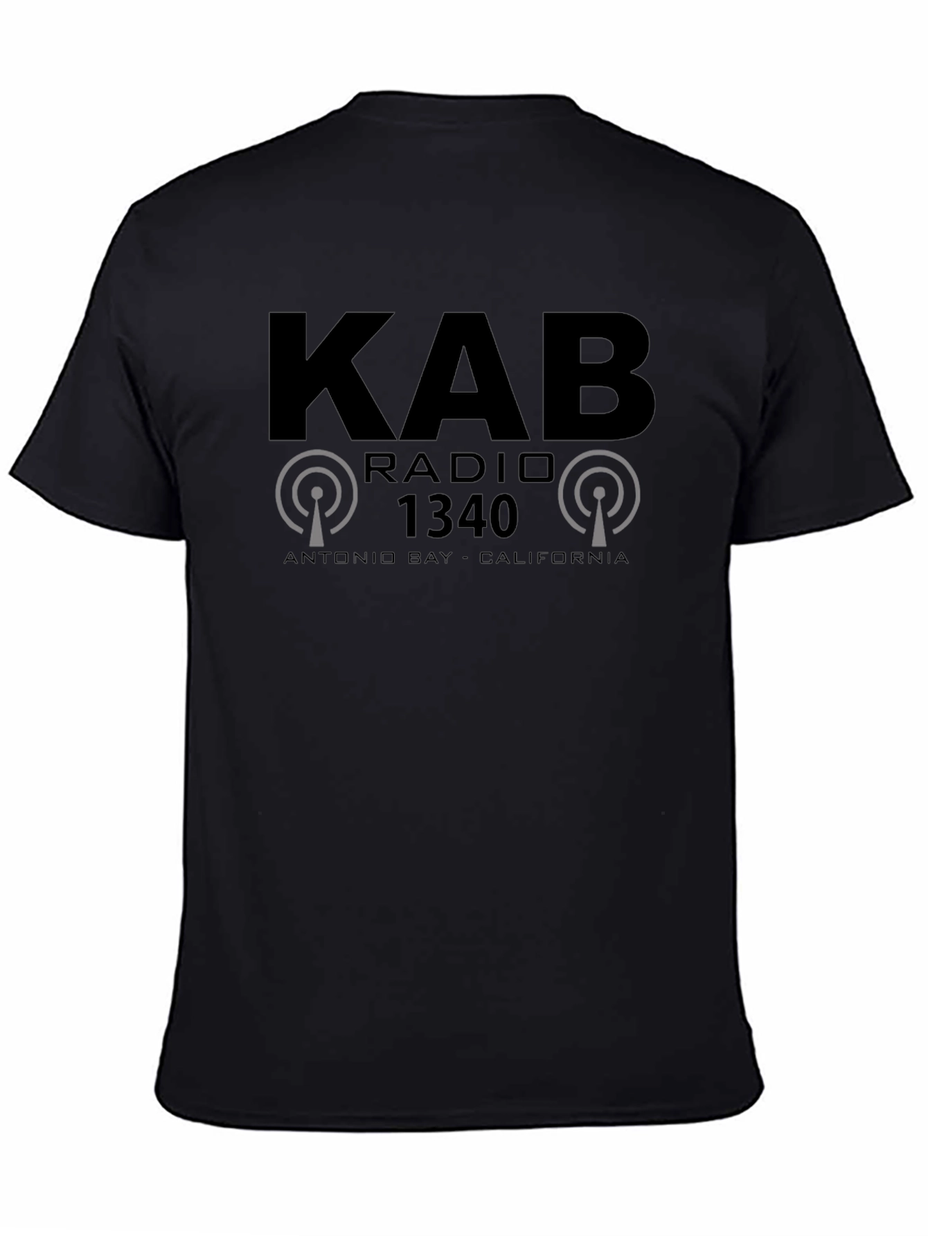 KAB Radio 1340 Black Graphic Tee