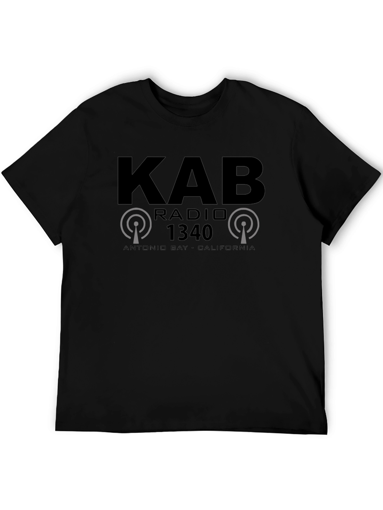KAB Radio 1340 Black Graphic Tee