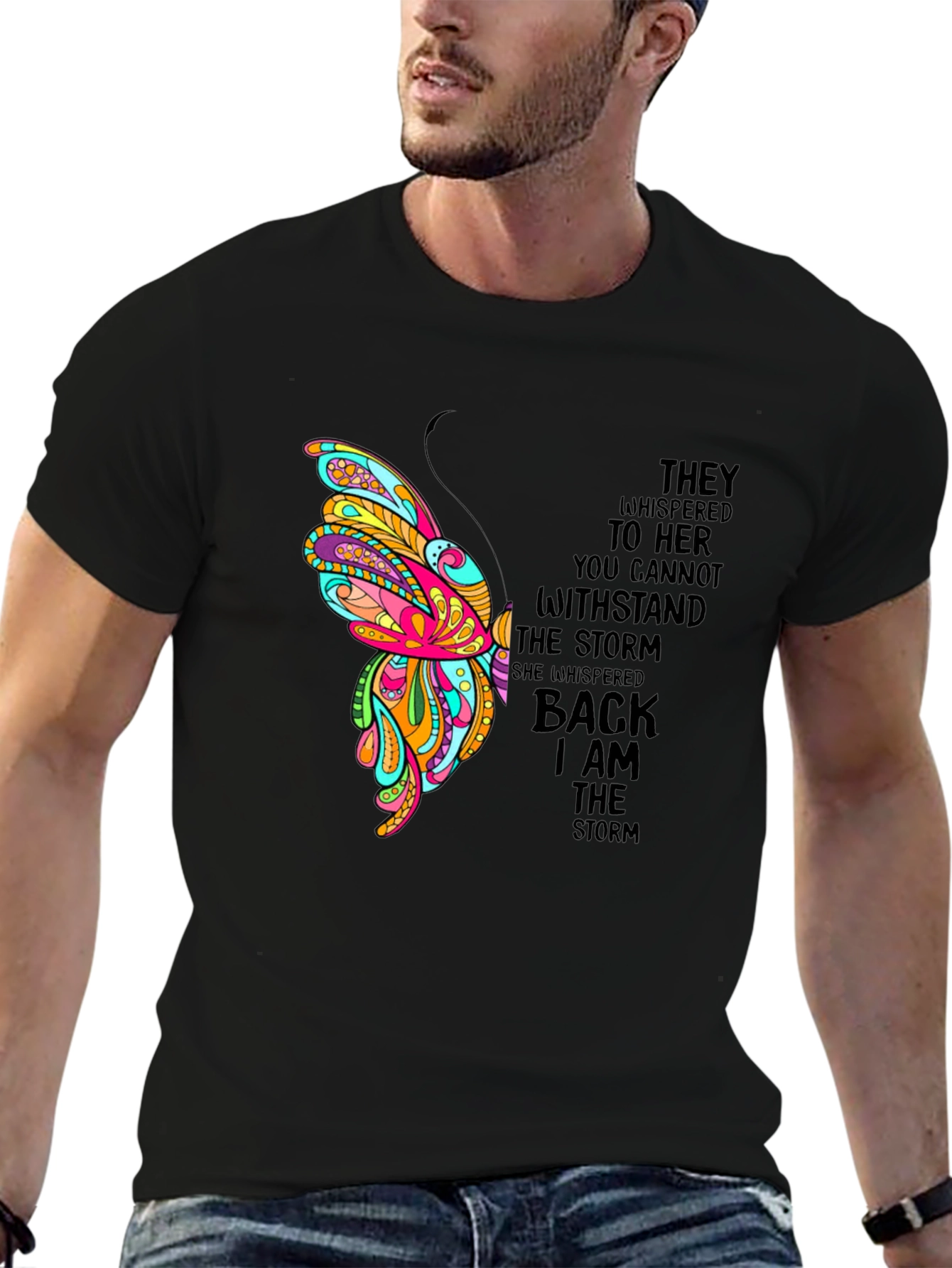 I Am The Storm Butterfly Graphic Tee