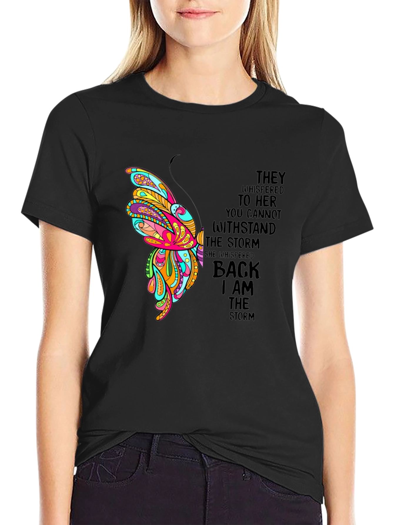I Am The Storm Butterfly Graphic Tee