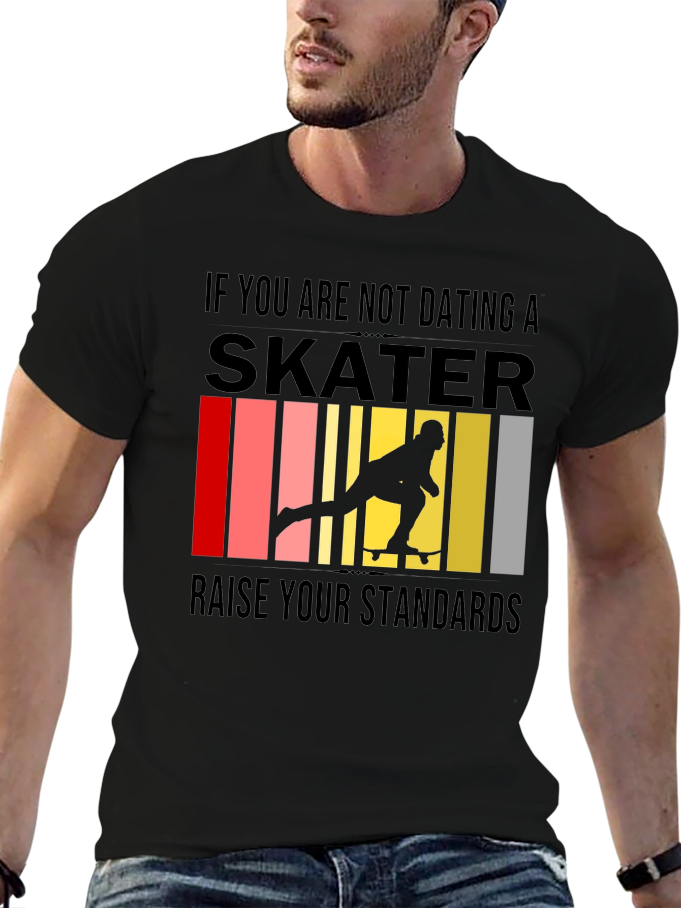 Skater Graphic T-Shirt - Raise Your Standards