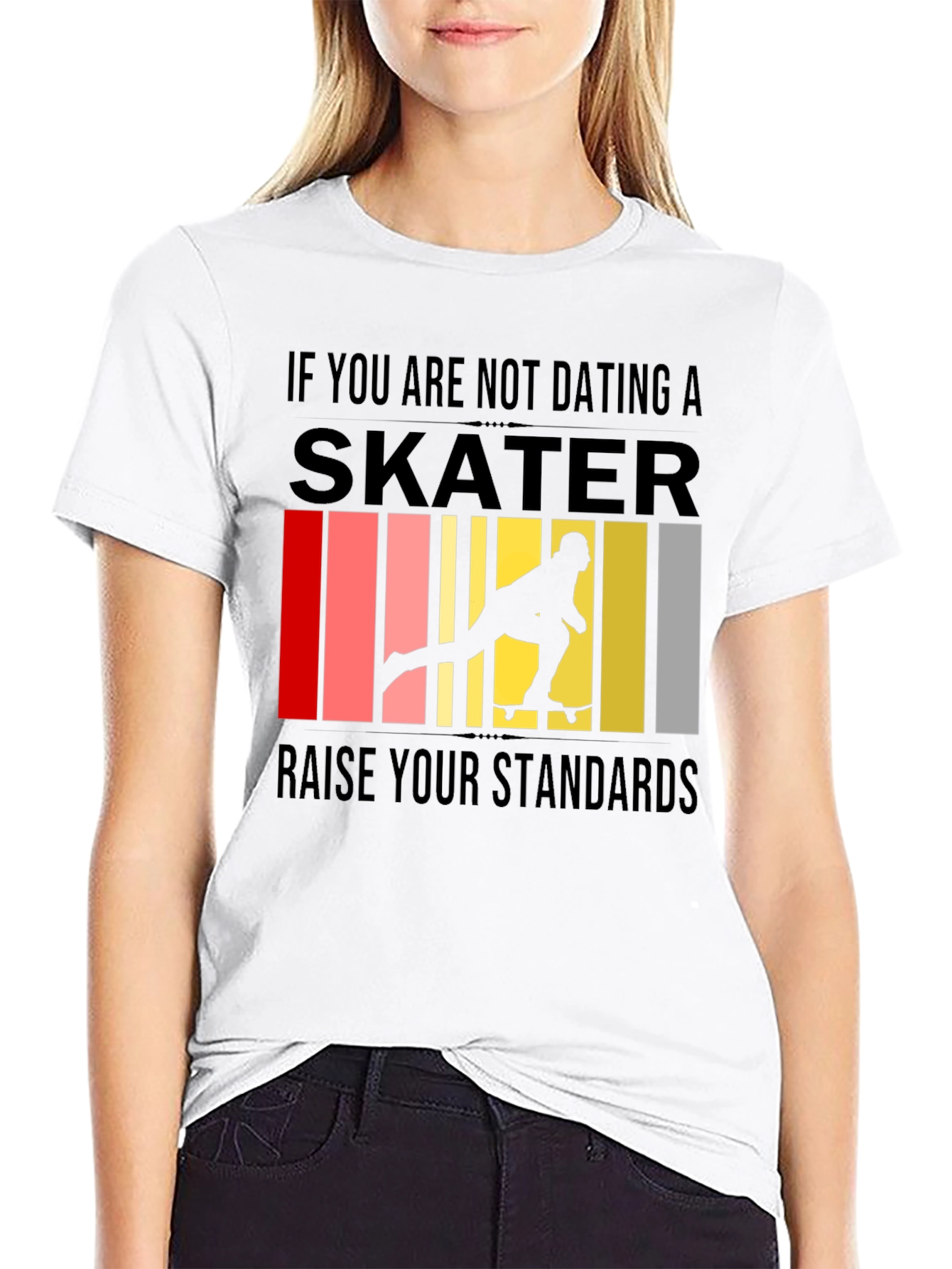Skater Graphic T-Shirt - Raise Your Standards