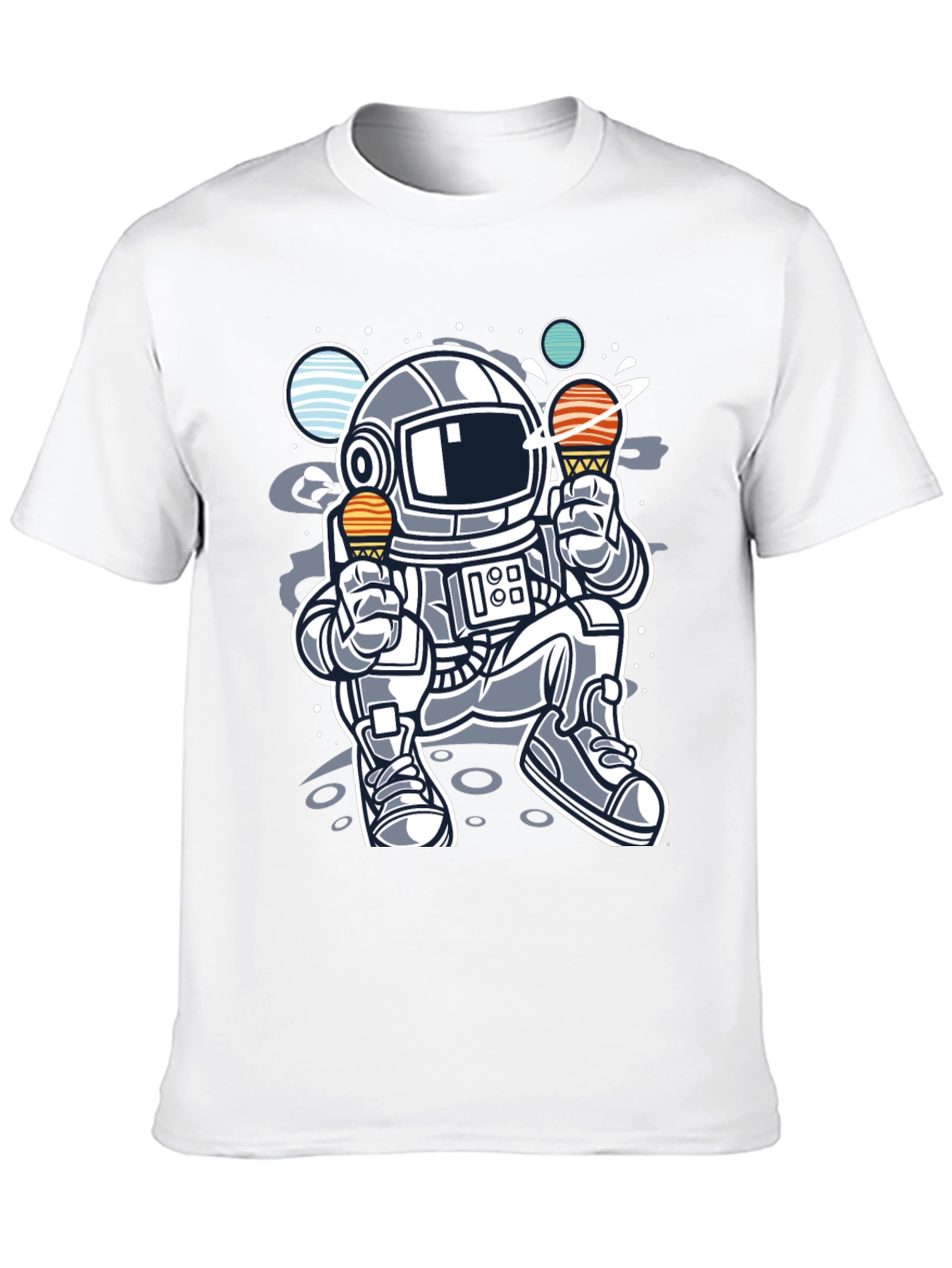 Astronaut Ice Cream T-Shirt - Space Lover Tee