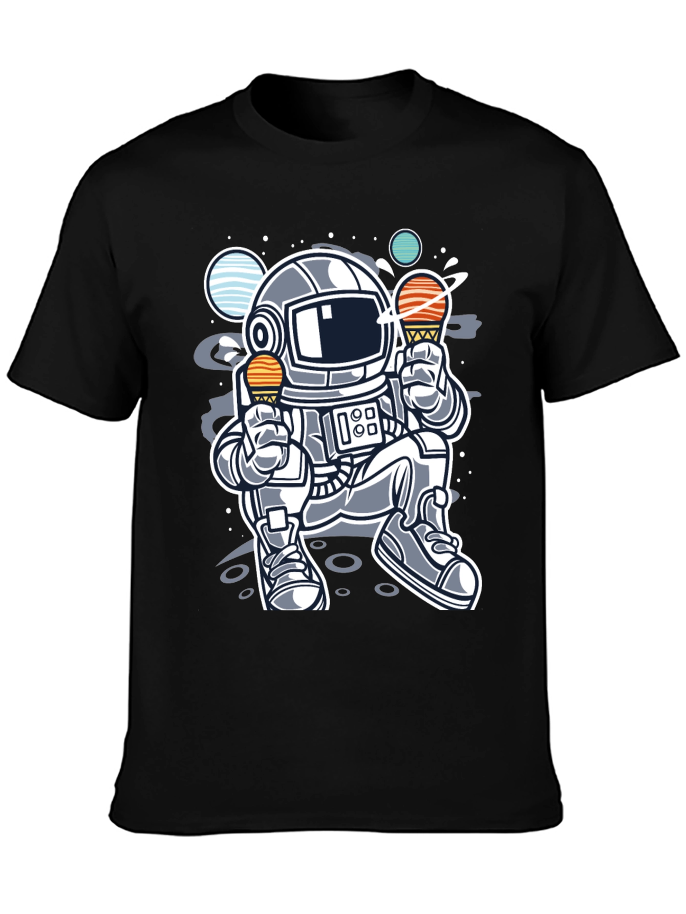 Astronaut Ice Cream T-Shirt - Space Lover Tee