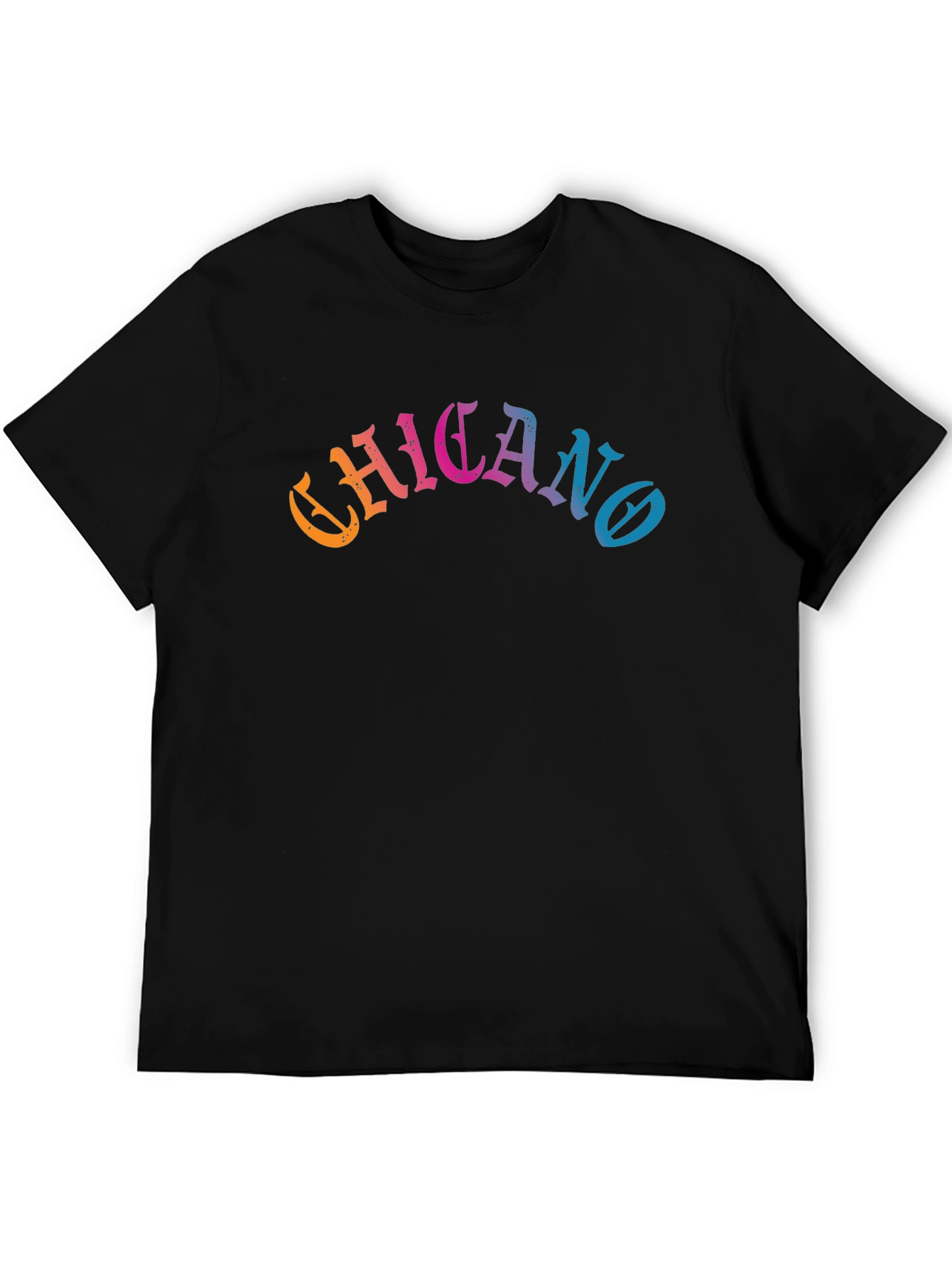 Chicano Graphic Tee - Black Cotton Blend T-Shirt